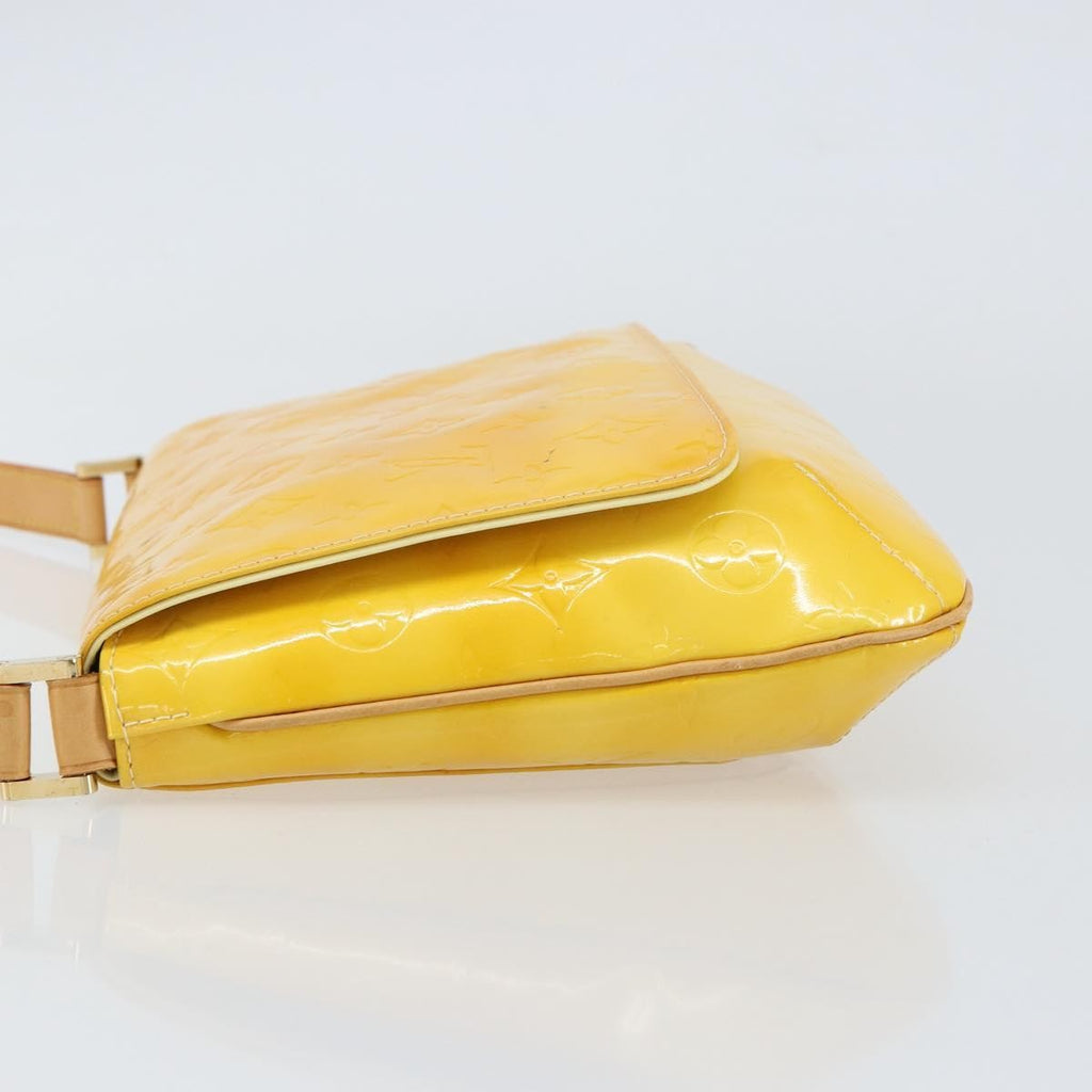 Louis Vuitton Thompson Street Handbag Monogram Vernis Yellow Patent_Leather Shoulder Bag Bag (Pre-Owned)