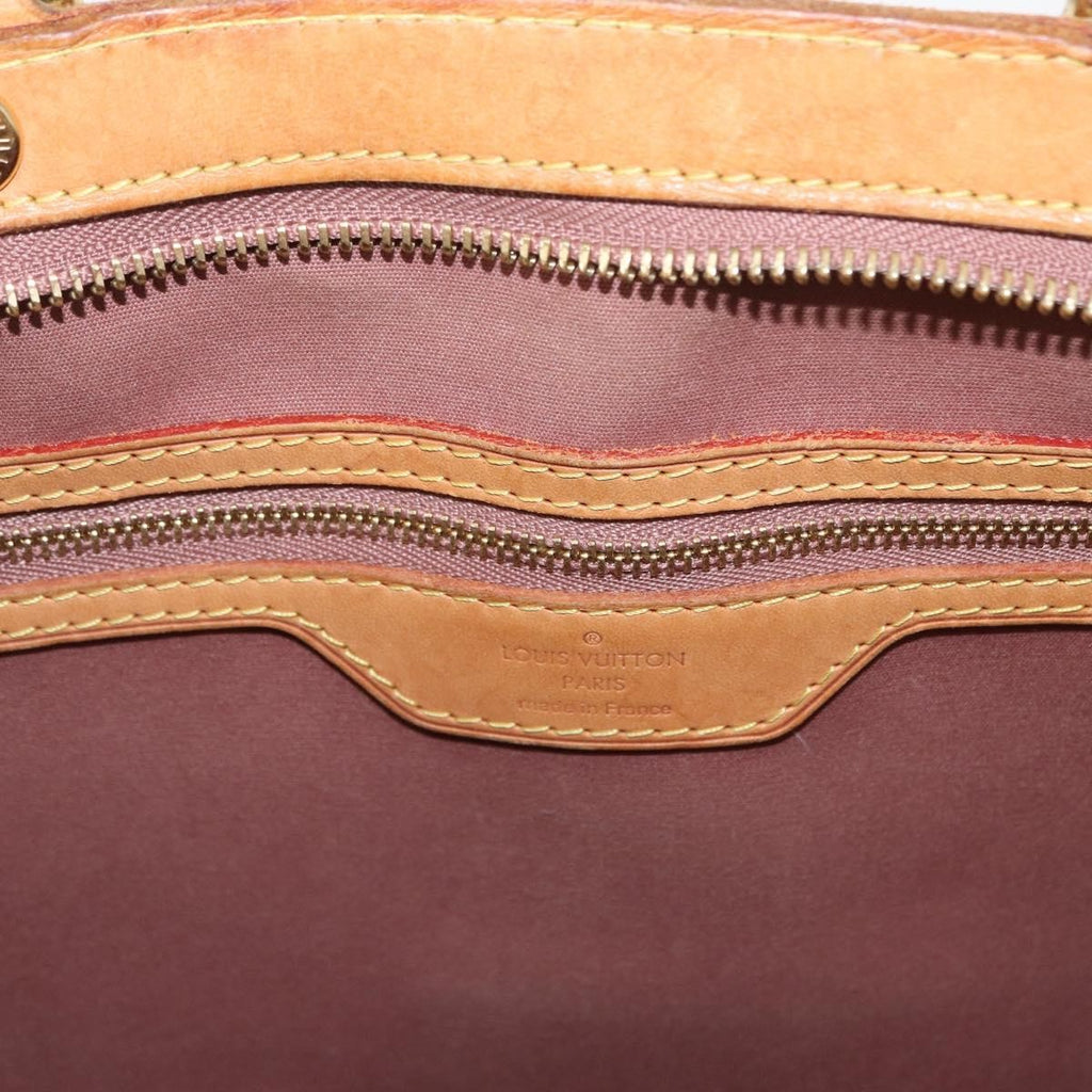 Louis Vuitton Brea Handbag Monogram Vernis Brown Patent_Leather Handbag (Pre-Owned)