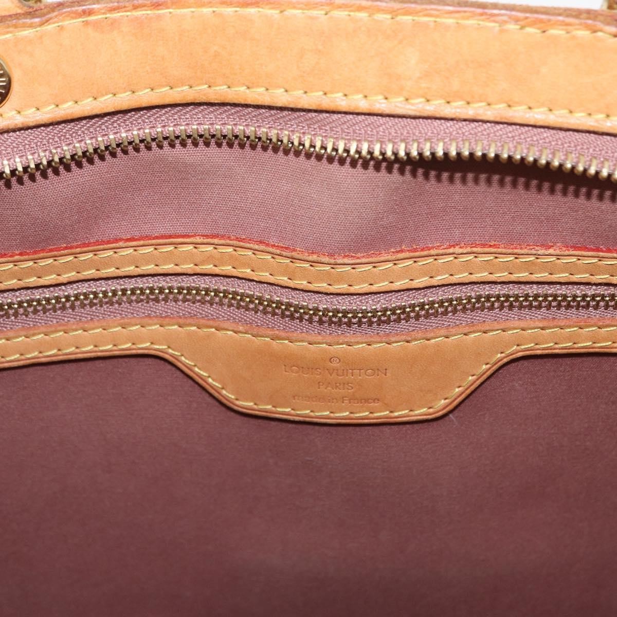 Louis Vuitton Brea Handbag Monogram Vernis Brown Patent_Leather Handbag (Pre-Owned)