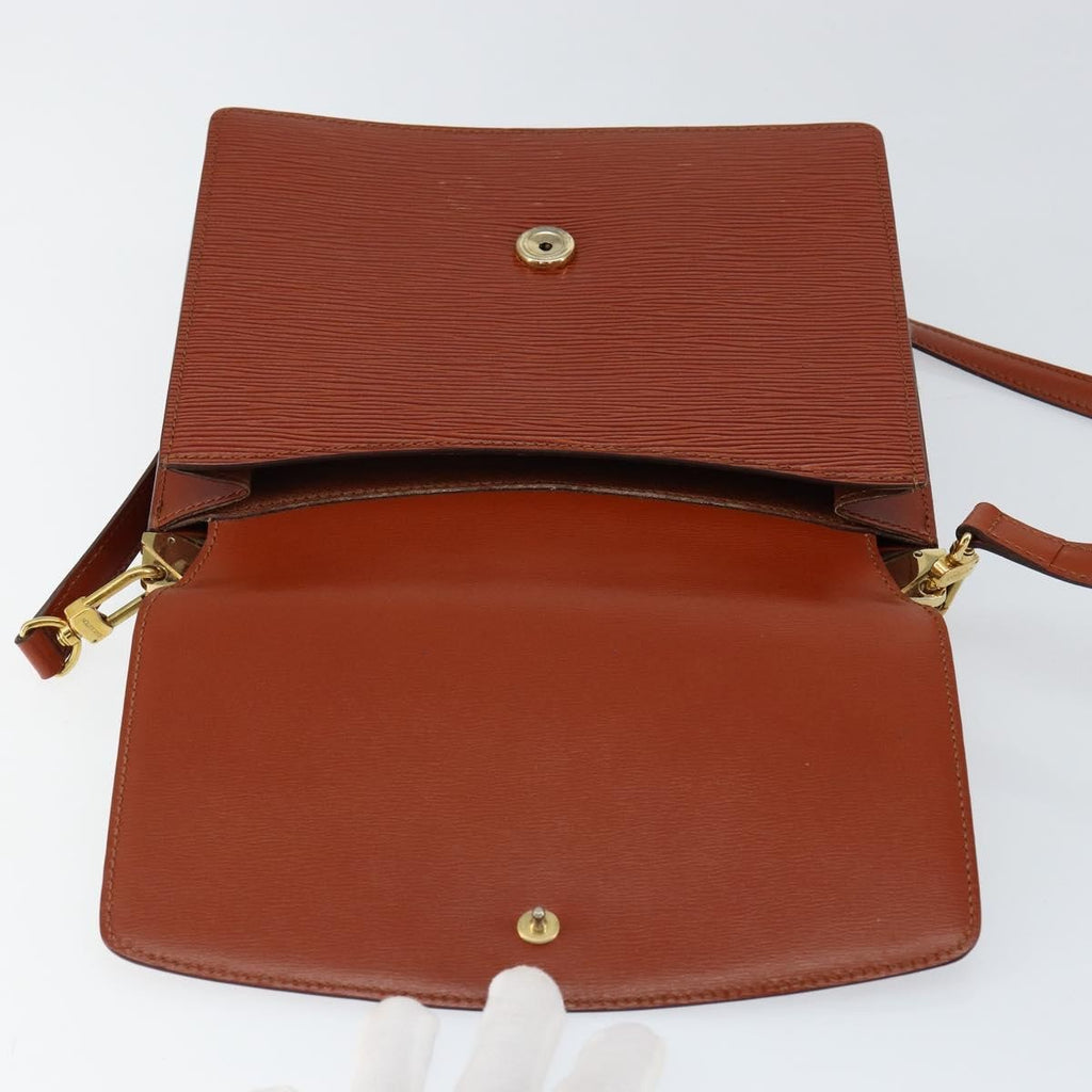 Louis Vuitton Grenelle Shoulder Bag Epi Leather Brown Leather Shoulder Bag Bag (Pre-Owned)