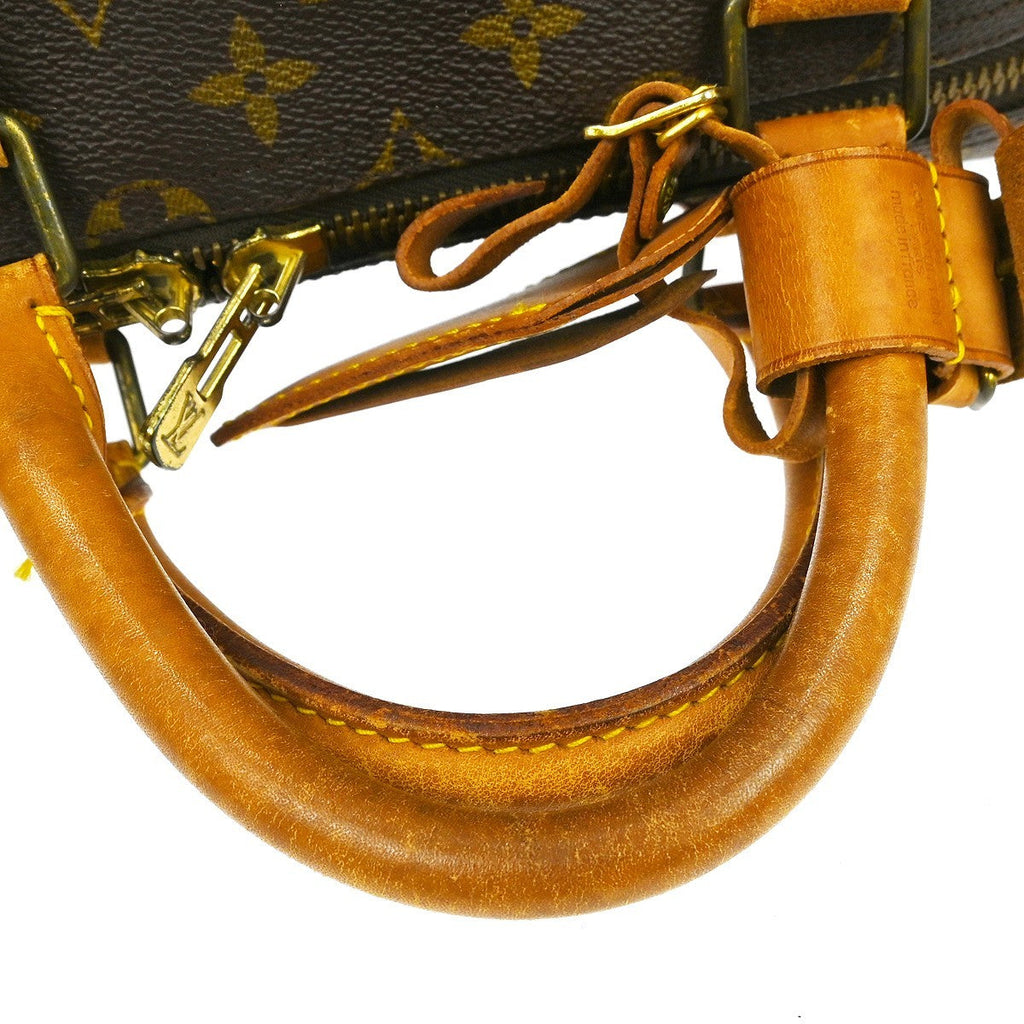 Louis Vuitton Keepall Bag Monogram Canvas Brown Canvas Travel Bag Bag (Pre-Owned)