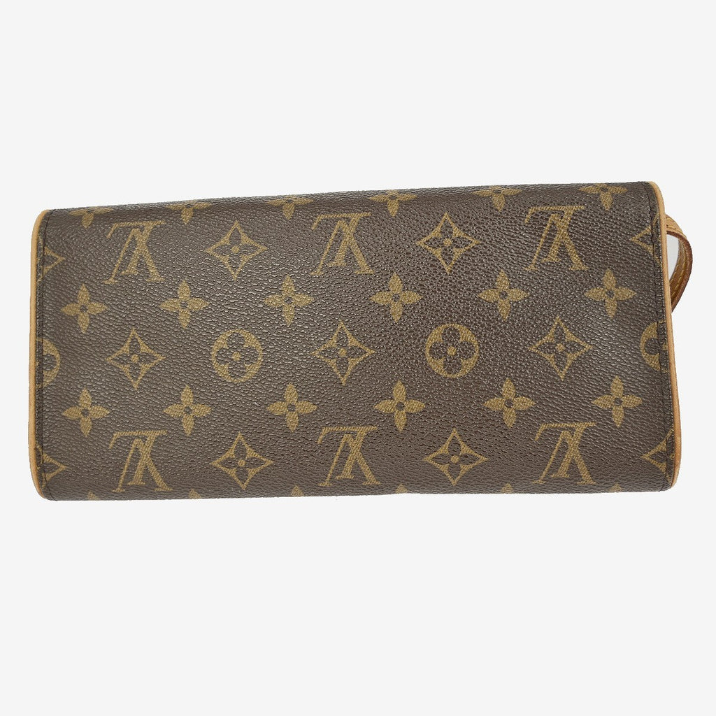 Louis Vuitton Twin Handbag Monogram Canvas Brown Canvas Clutche & Pouche Bag (Pre-Owned)