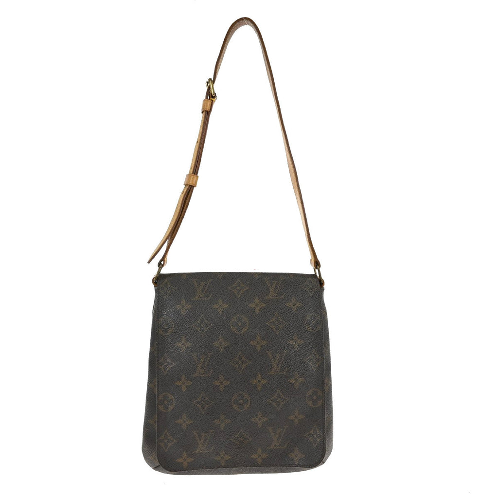 Louis Vuitton Musette Salsa Handbag Monogram Canvas Brown Canvas Shoulder Bag Bag (Pre-Owned)