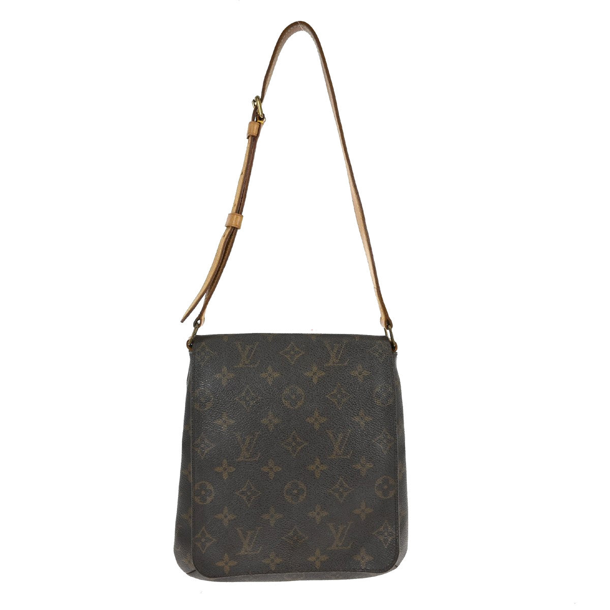 Louis Vuitton Musette Salsa Handbag Monogram Canvas Brown Canvas Shoulder Bag Bag (Pre-Owned)