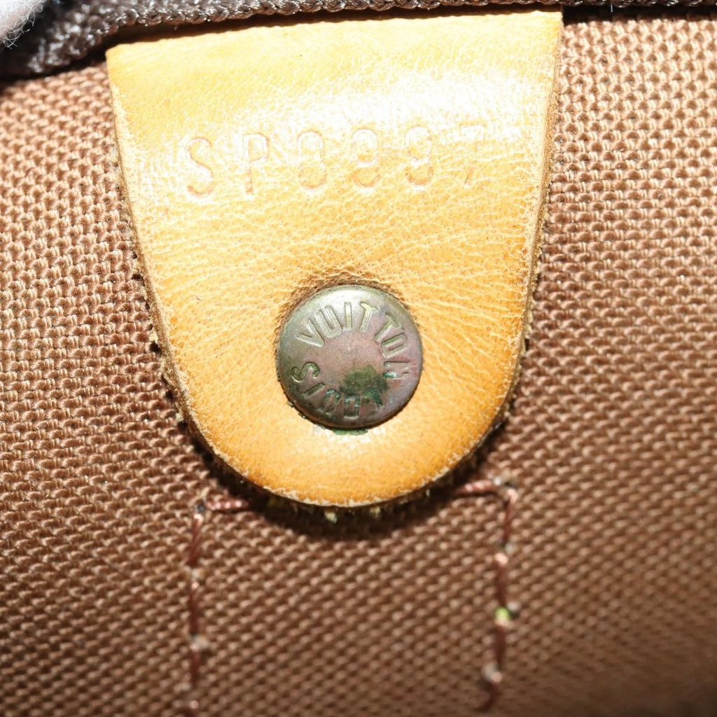 Louis Vuitton Keepall Bag Monogram Canvas Brown Canvas Travel Bag Bag (Pre-Owned)
