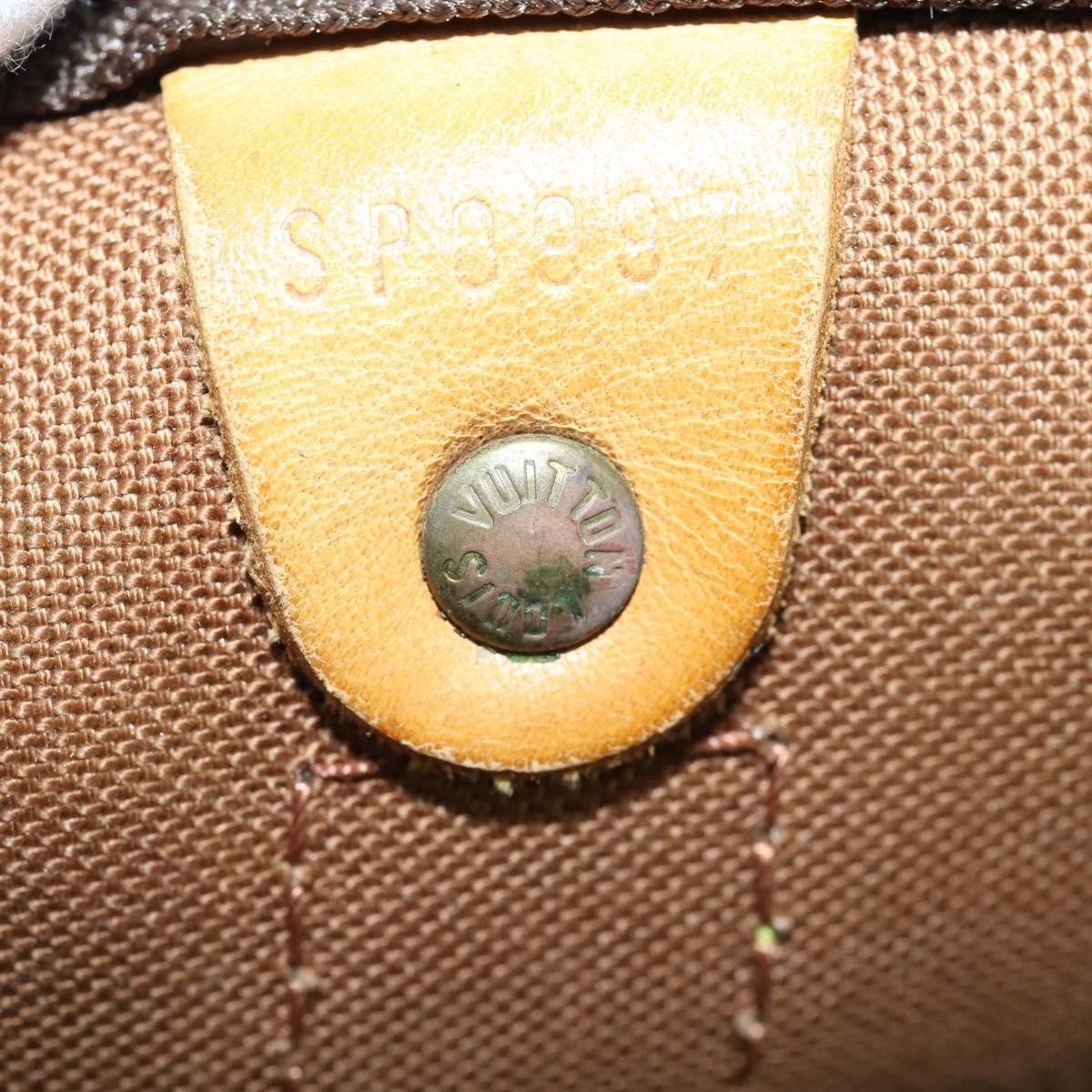 Louis Vuitton Keepall Bag Monogram Canvas Brown Canvas Travel Bag Bag (Pre-Owned)