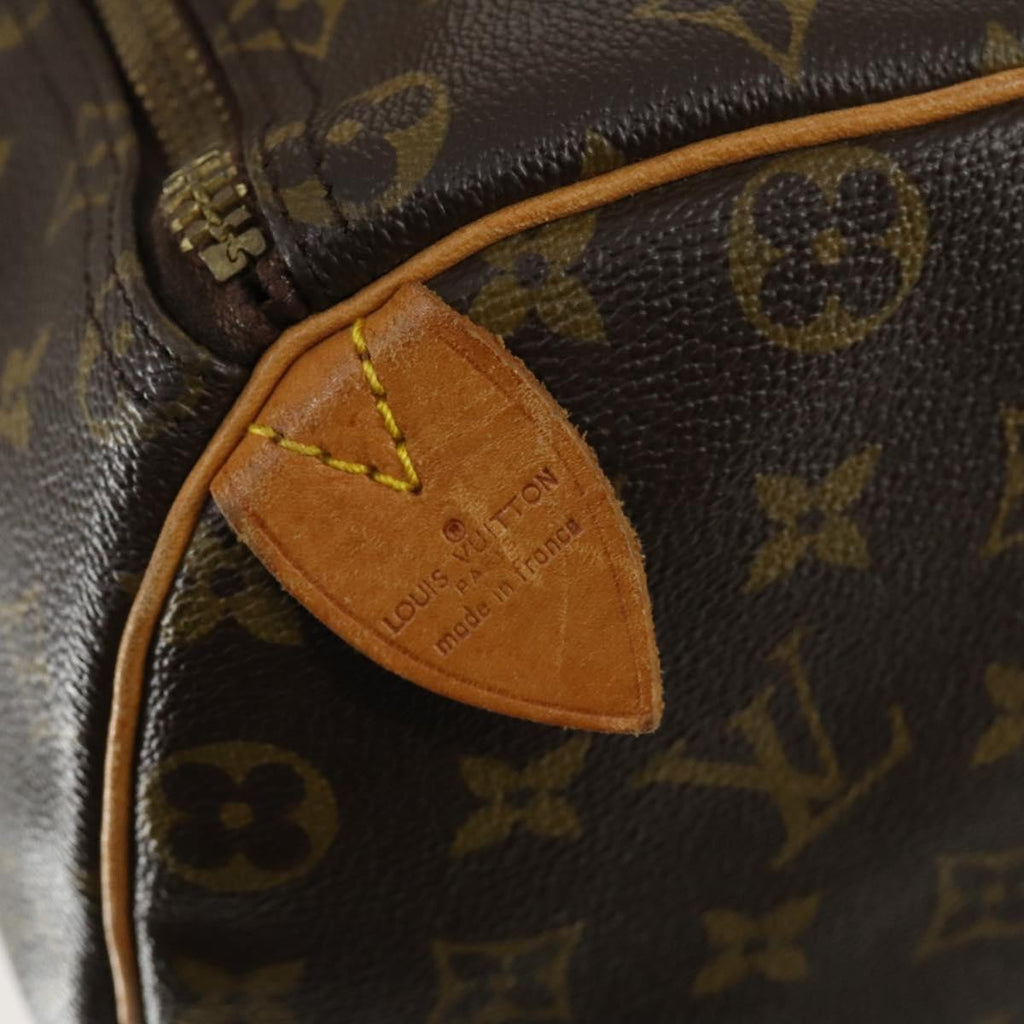 Louis Vuitton Keepall Bag Monogram Canvas Brown Canvas Travel Bag Bag (Pre-Owned)