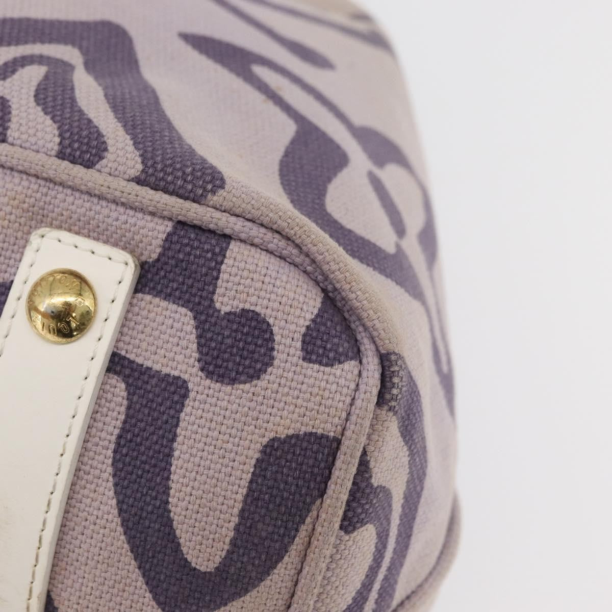 Louis Vuitton Tahitienne Cabas Canvas Purple Canvas Tote Bag Bag (Pre-Owned)