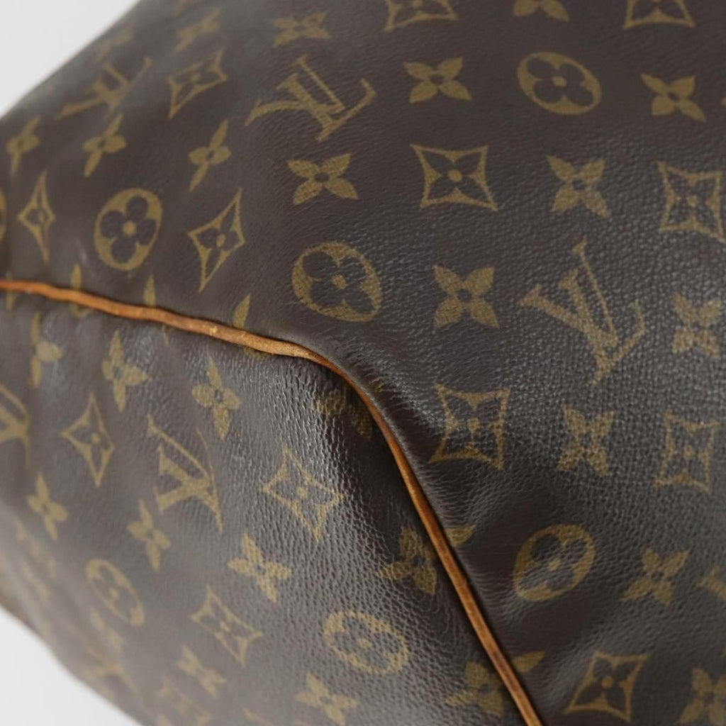 Louis Vuitton Keepall Bag Monogram Canvas Brown Canvas Travel Bag Bag (Pre-Owned)