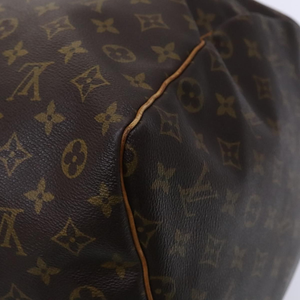 Louis Vuitton Keepall Bag Monogram Canvas Brown Canvas Travel Bag Bag (Pre-Owned)