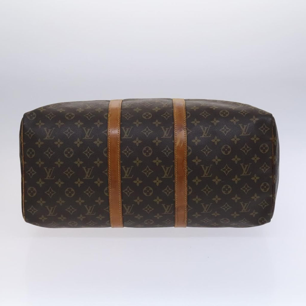 Louis Vuitton Keepall Bag Monogram Canvas Brown Canvas Travel Bag Bag (Pre-Owned)