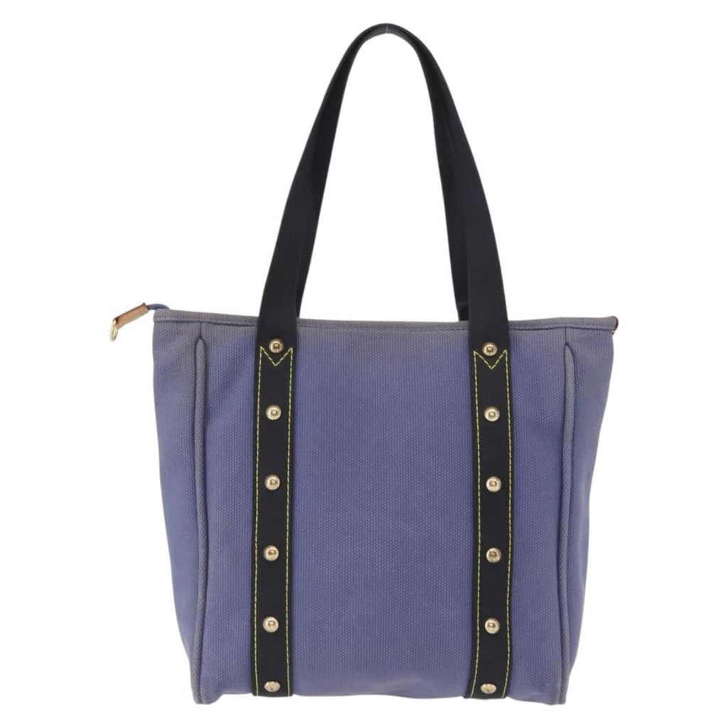 Louis Vuitton Antigua Tote Canvas Blue Canvas Tote Bag Bag (Pre-Owned)