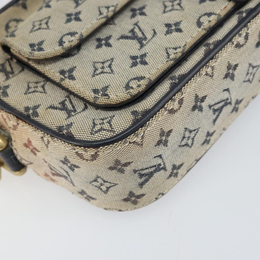Louis Vuitton Juliette Crossbody Bag Mini Lin Blue Canvas Shoulder Bag Bag (Pre-Owned)