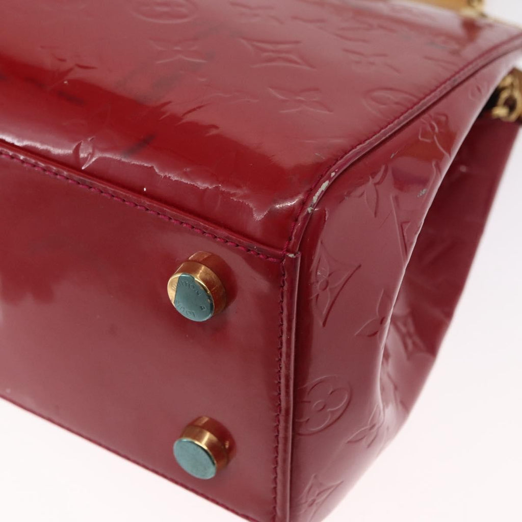 Louis Vuitton Brea Handbag Monogram Vernis Red Patent_Leather Handbag (Pre-Owned)