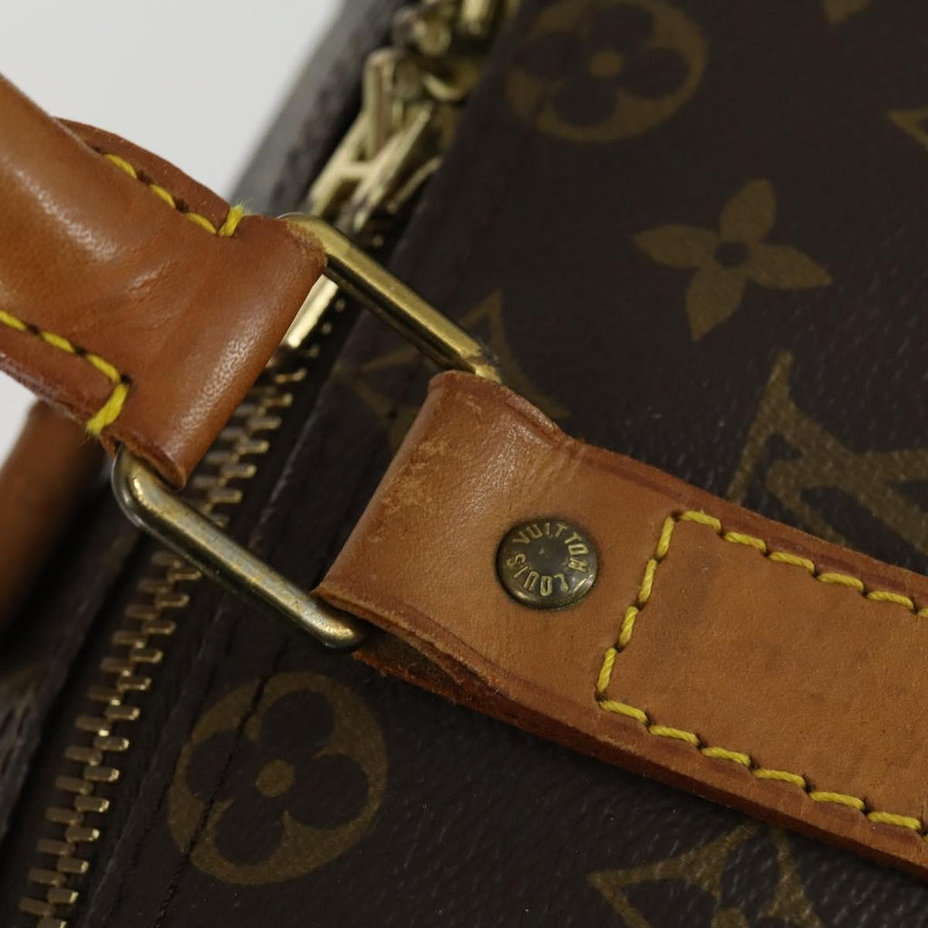 Louis Vuitton Keepall Bag Monogram Canvas Brown Canvas Travel Bag Bag (Pre-Owned)
