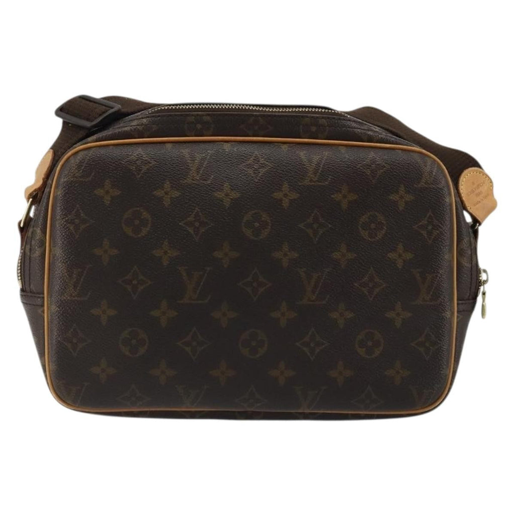 Louis Vuitton Reporter Bag Monogram Canvas Brown Canvas Shoulder Bag Bag (Pre-Owned)