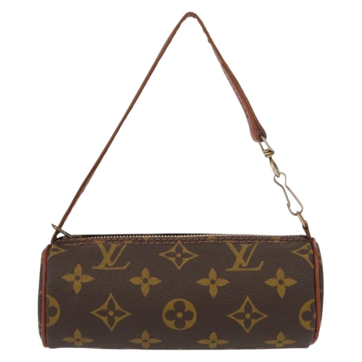 Louis Vuitton Papillon Pochette Monogram Canvas Brown Canvas Clutche & Pouche Bag (Pre-Owned)