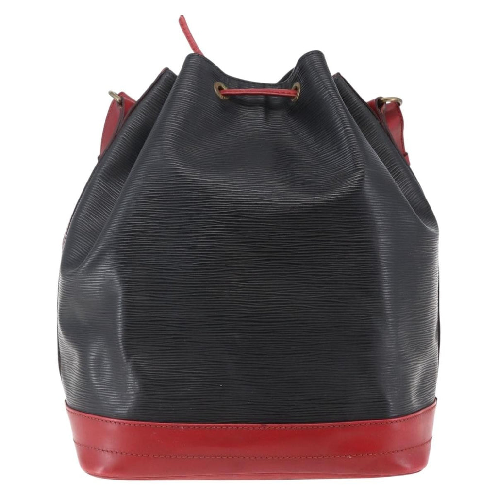 Louis Vuitton Bicolor Noe Handbag Epi Leather Black Leather Bag (Pre-Owned)