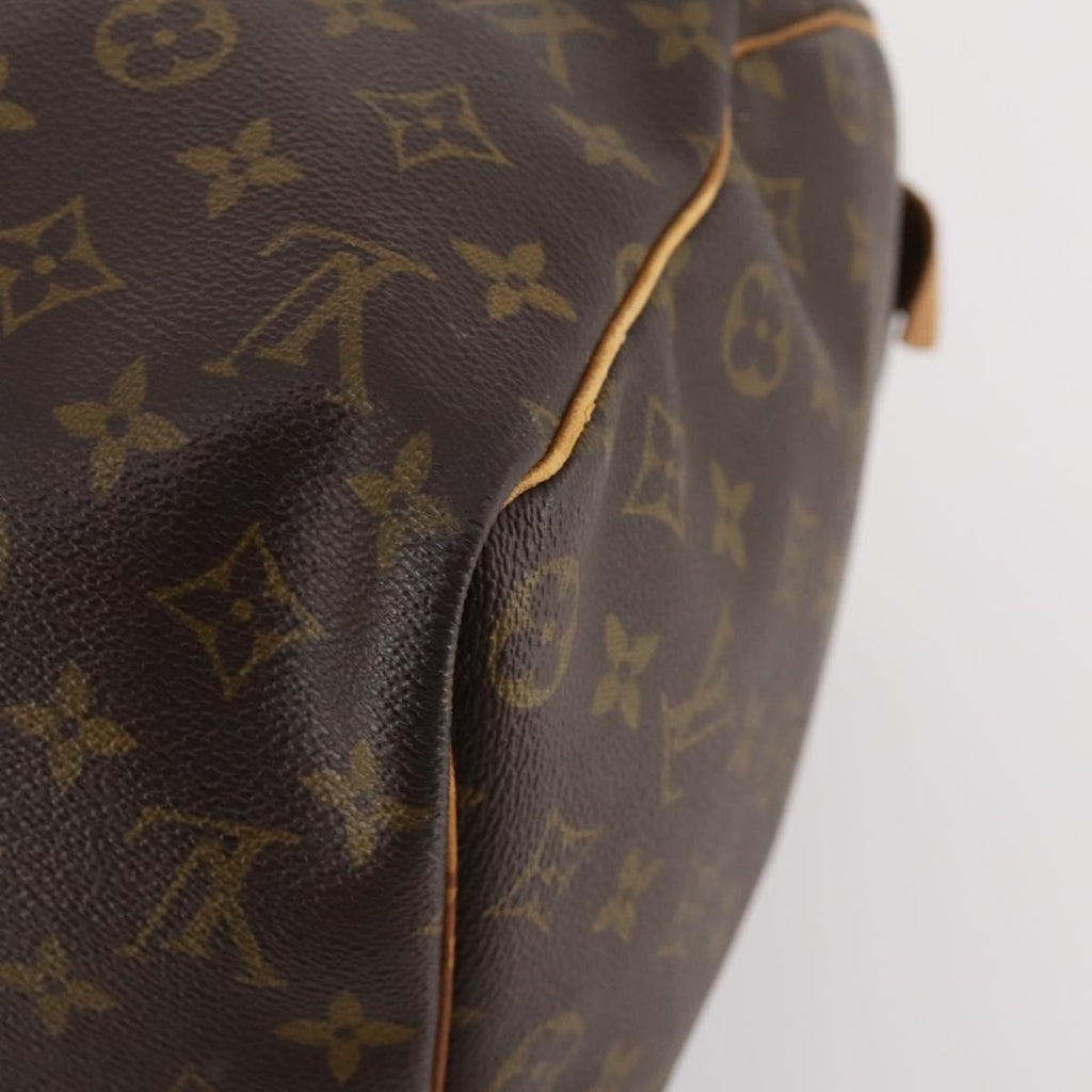 Louis Vuitton Keepall Bag Monogram Canvas Brown Canvas Travel Bag Bag (Pre-Owned)