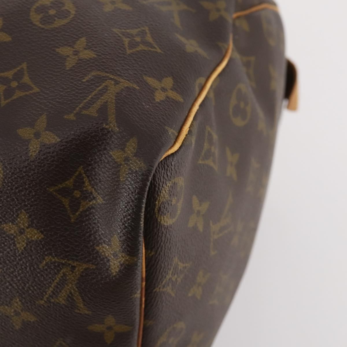 Louis Vuitton Keepall Bag Monogram Canvas Brown Canvas Travel Bag Bag (Pre-Owned)