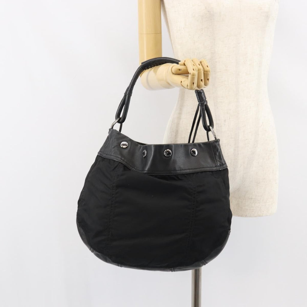 Prada Vintage Shoulder Bag Tessuto Black Nylon Shoulder Bag Bag (Pre-Owned)