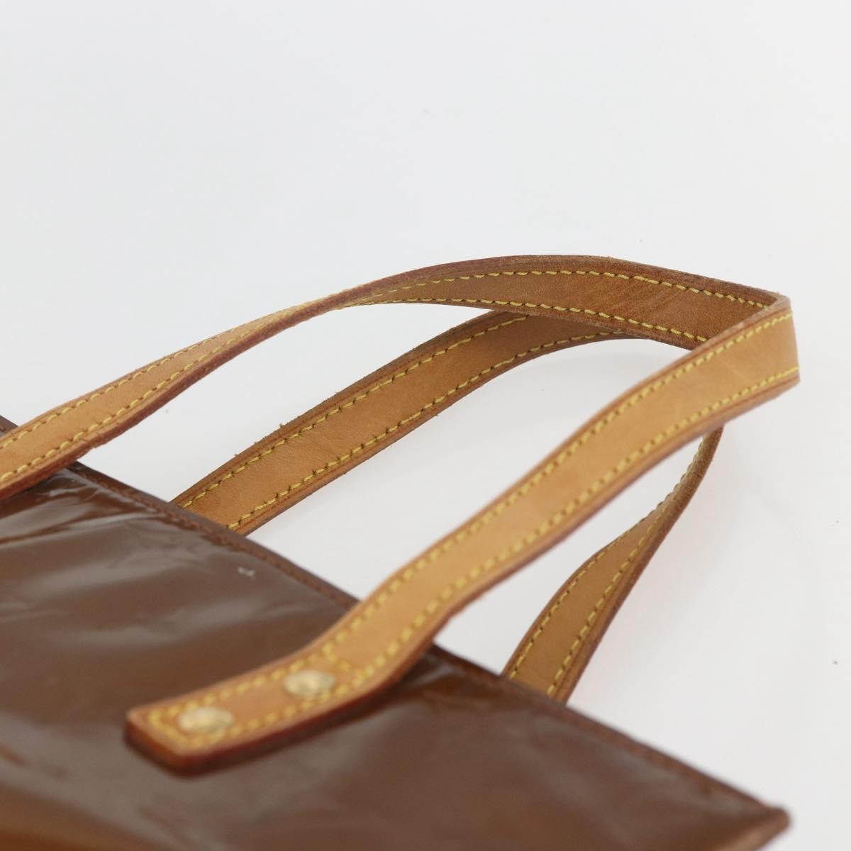 Louis Vuitton Reade Handbag Monogram Vernis Brown Patent_Leather Handbag (Pre-Owned)