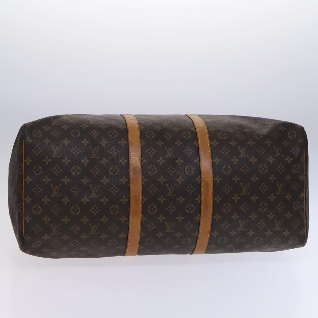 Louis Vuitton Keepall Bag Monogram Canvas Brown Canvas Travel Bag Bag (Pre-Owned)