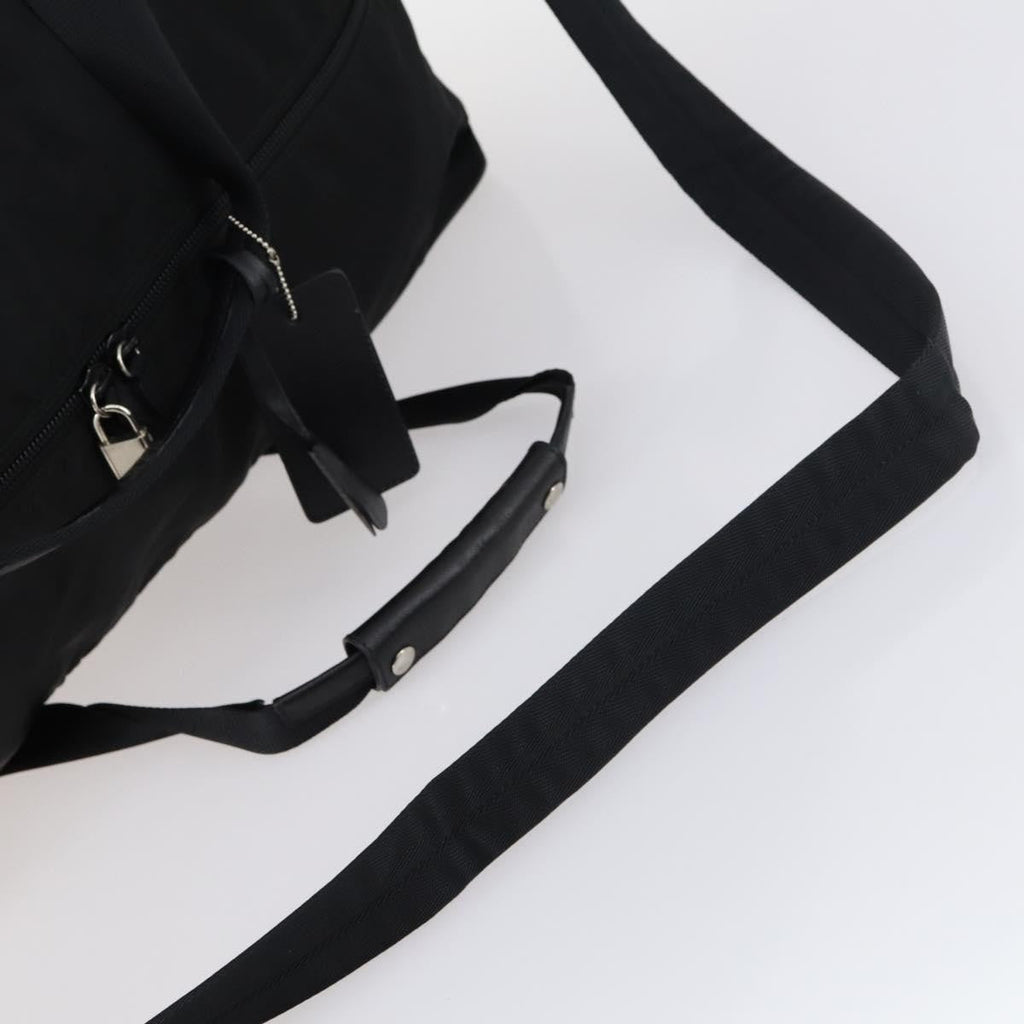 Prada Boston Bag Tessuto Black Nylon Bag (Pre-Owned)