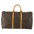 Louis Vuitton Keepall Bag Monogram Canvas Brown Canvas Travel Bag Bag (Pre-Owned)