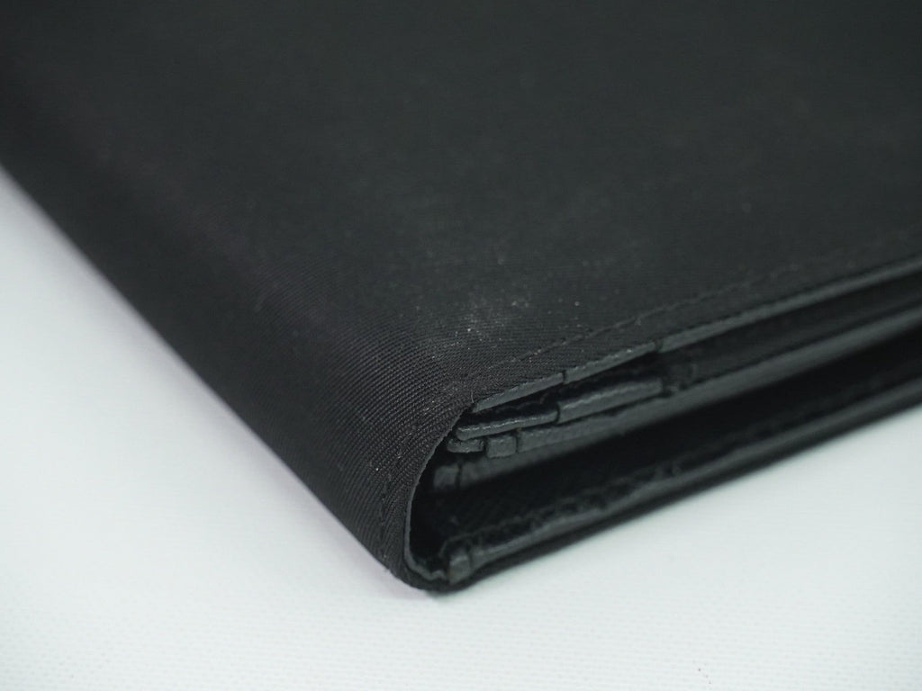 Prada Continental Wallet Tessuto Black Nylon Wallets Accessory (Pre-Owned)