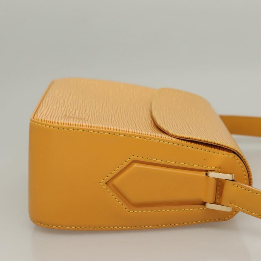 Louis Vuitton Buci Handbag Epi Leather Yellow Leather Shoulder Bag Bag (Pre-Owned)