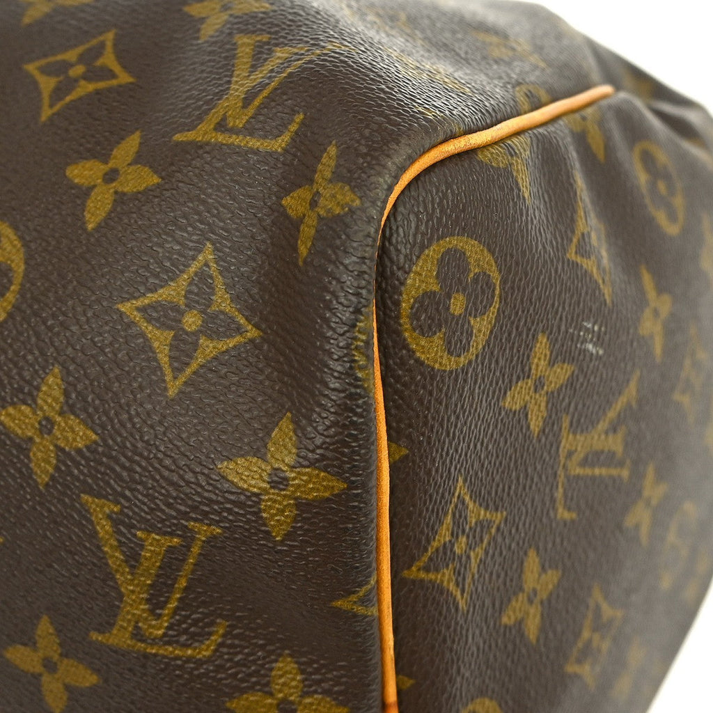 Louis Vuitton Keepall Bag Monogram Canvas Brown Canvas Travel Bag Bag (Pre-Owned)