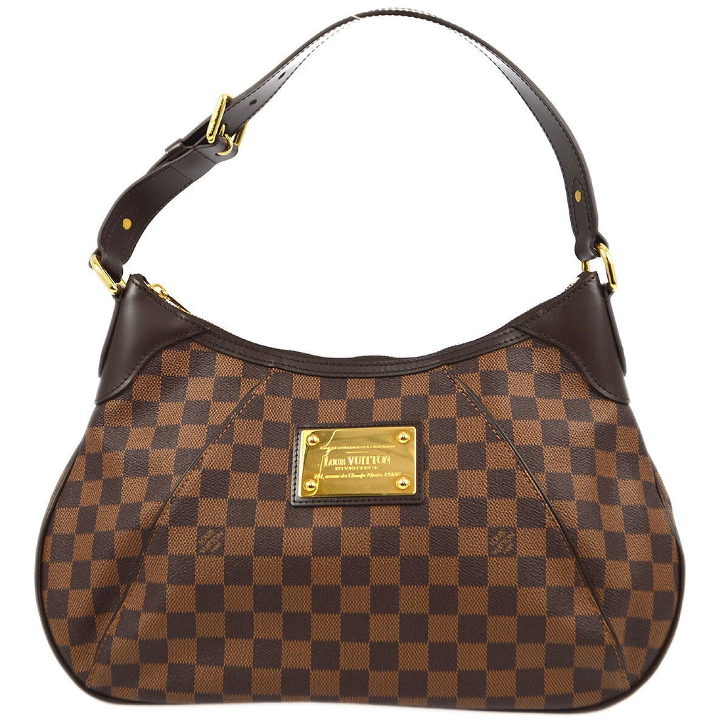 Louis Vuitton Thames Handbag Damier Brown Canvas Shoulder Bag Bag (Pre-Owned)