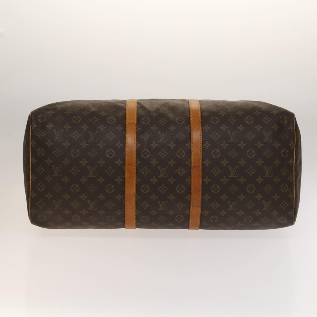 Louis Vuitton Keepall Bag Monogram Canvas Brown Canvas Travel Bag Bag (Pre-Owned)