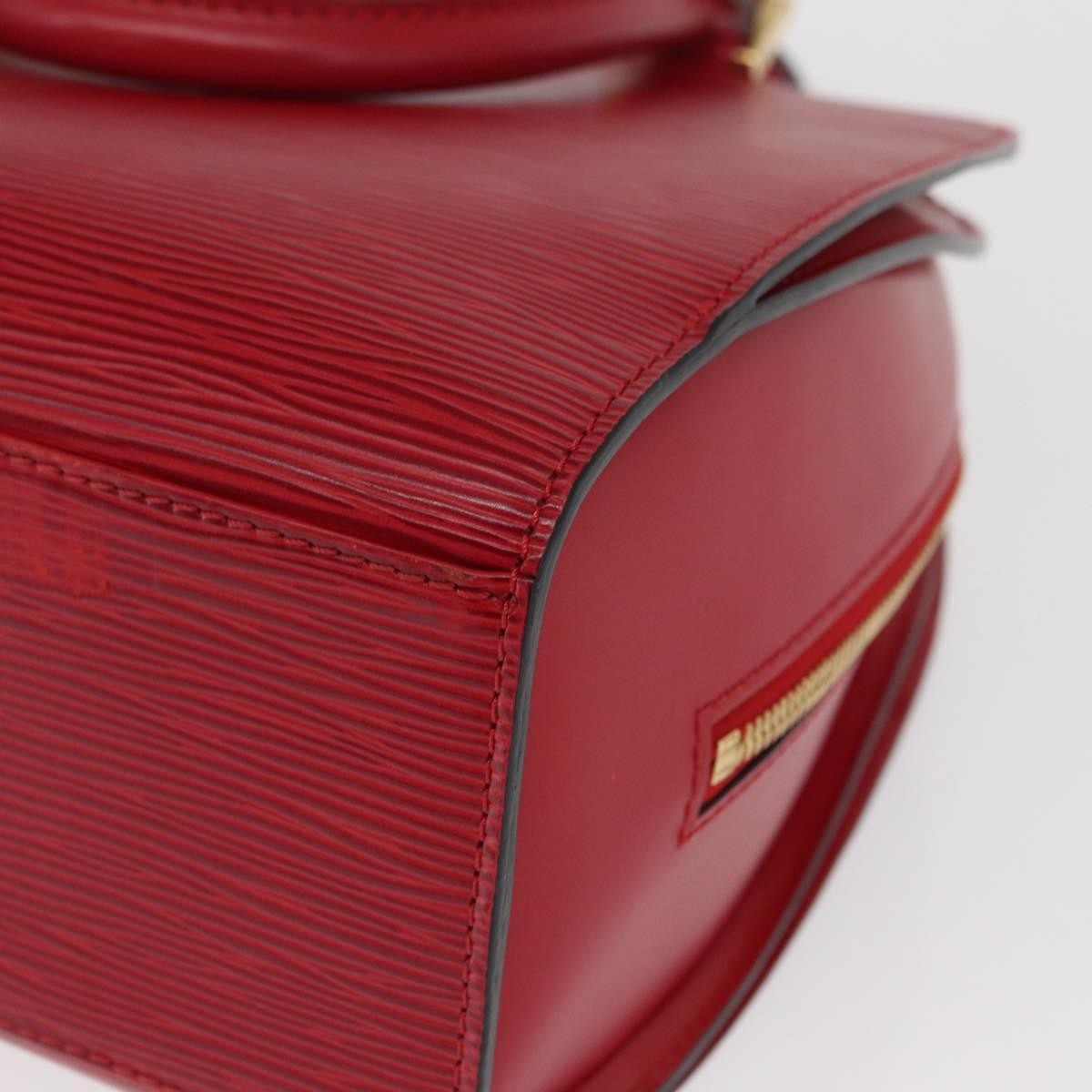 Louis Vuitton Pont Neuf Handbag Epi Leather Red Leather Handbag (Pre-Owned)