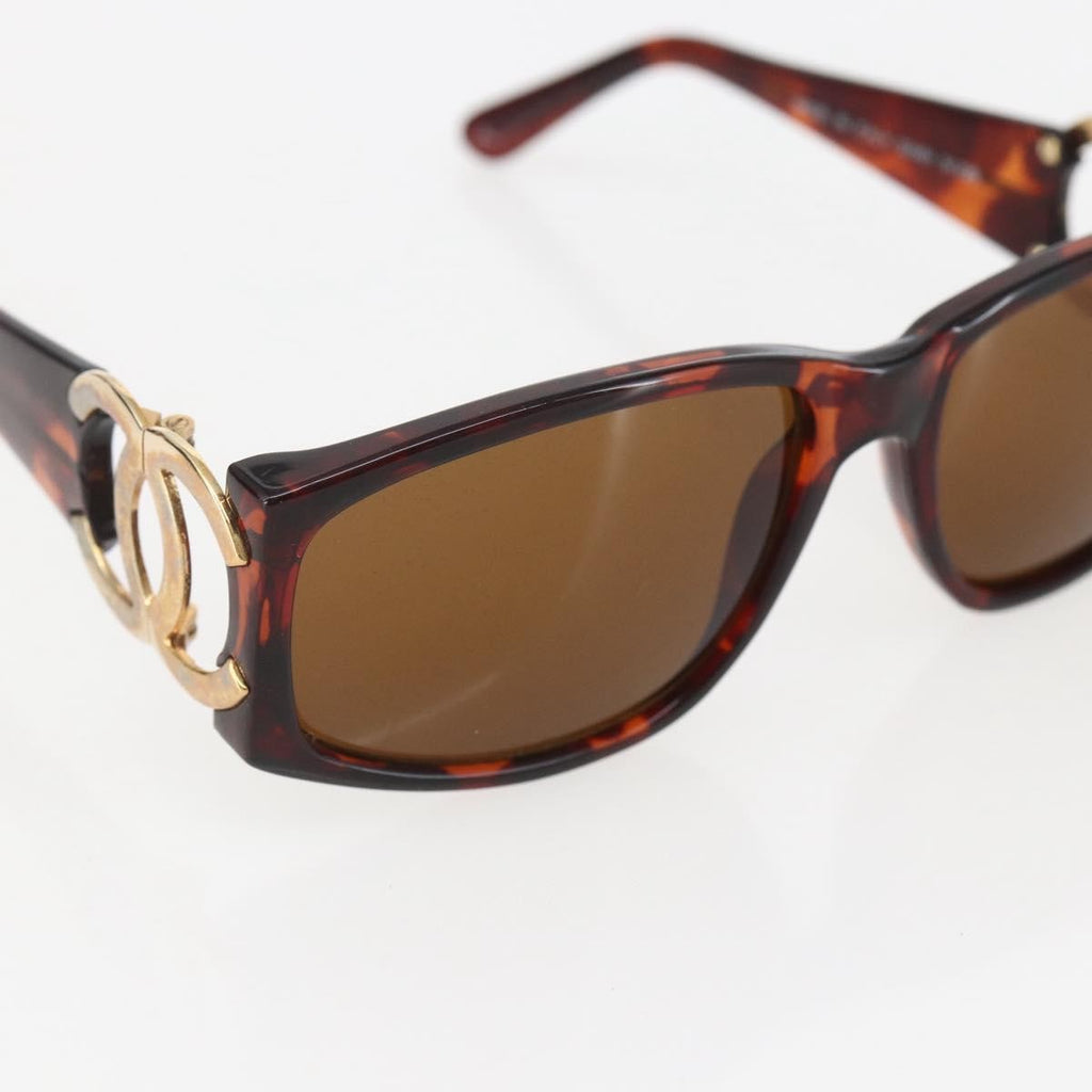 Chanel Logo Cc Sunglasses Plastic Brown Plastic Sunglasse Accessory (Pre-Owned)