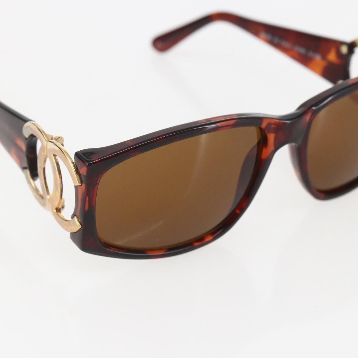 Chanel Logo Cc Sunglasses Plastic Brown Plastic Sunglasse Accessory (Pre-Owned)