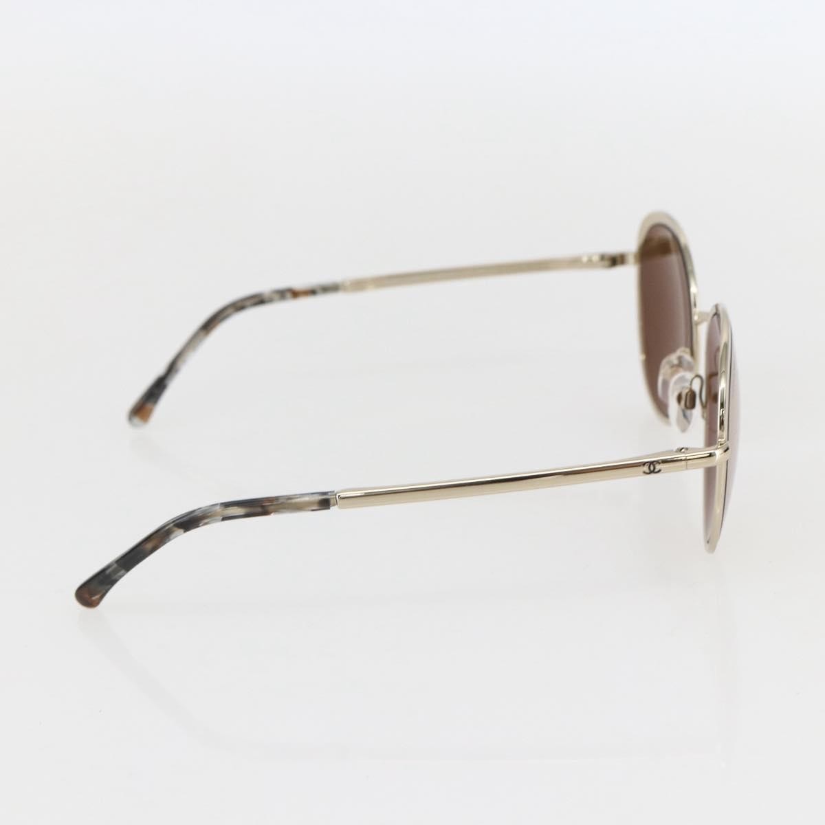 Chanel Logo Cc Sunglasses Metal Gold Metal Sunglasse Accessory (Pre-Owned)
