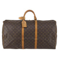 Louis Vuitton Keepall Bag Monogram Canvas Brown Canvas Travel Bag Bag (Pre-Owned)