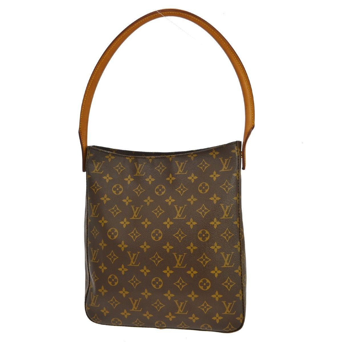 Louis Vuitton Monogram Looping Handbag Monogram Canvas Brown Canvas Handbag (Pre-Owned)