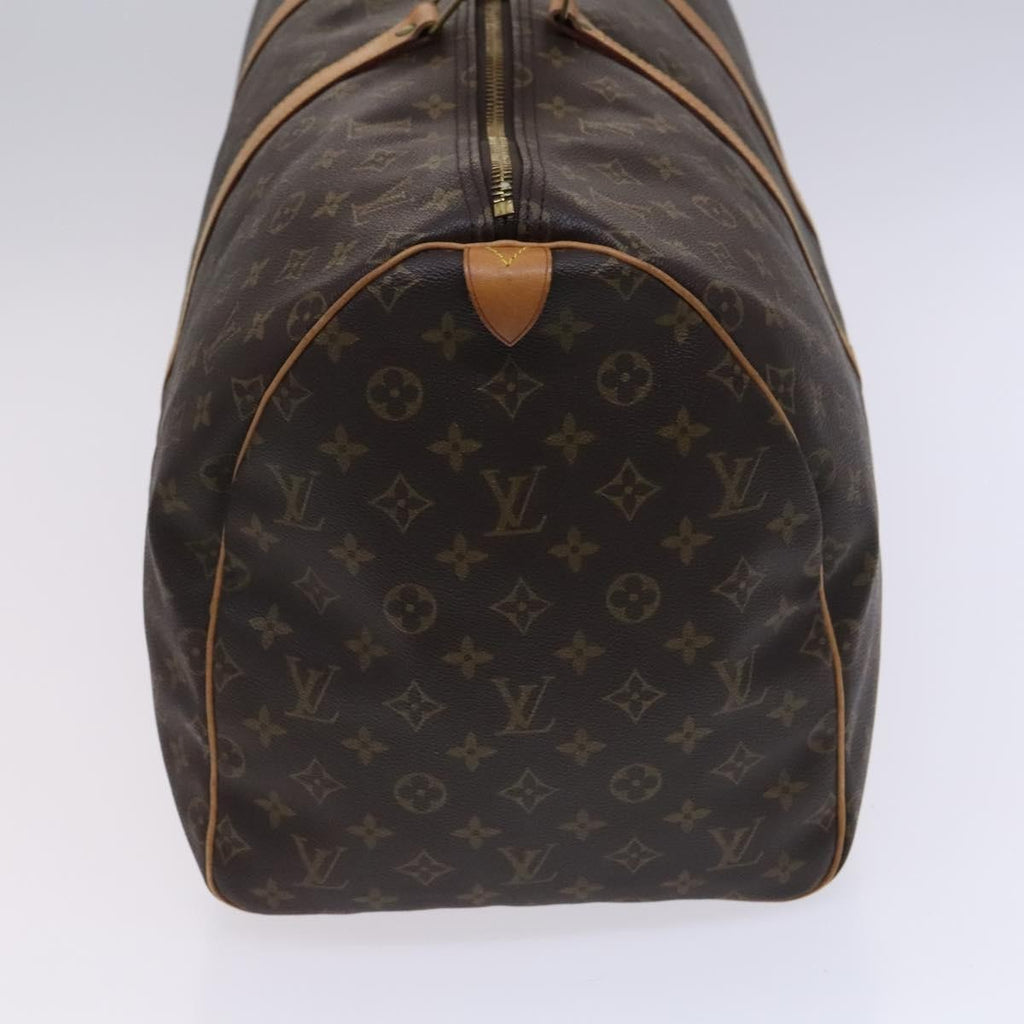 Louis Vuitton Keepall Bag Monogram Canvas Brown Canvas Travel Bag Bag (Pre-Owned)