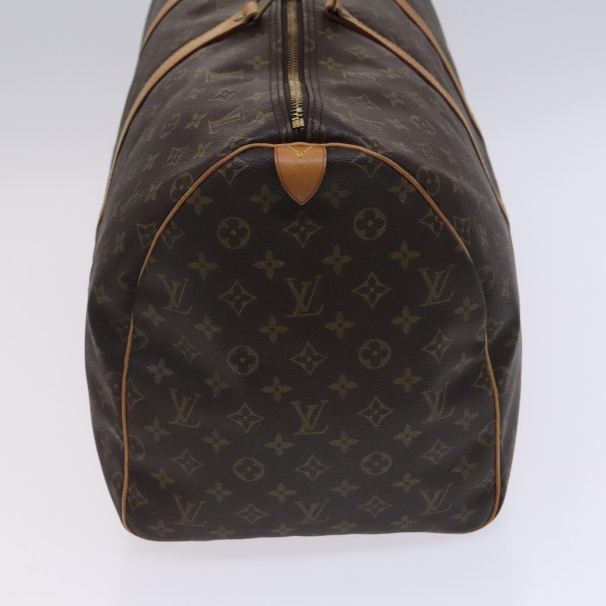 Louis Vuitton Keepall Bag Monogram Canvas Brown Canvas Travel Bag Bag (Pre-Owned)