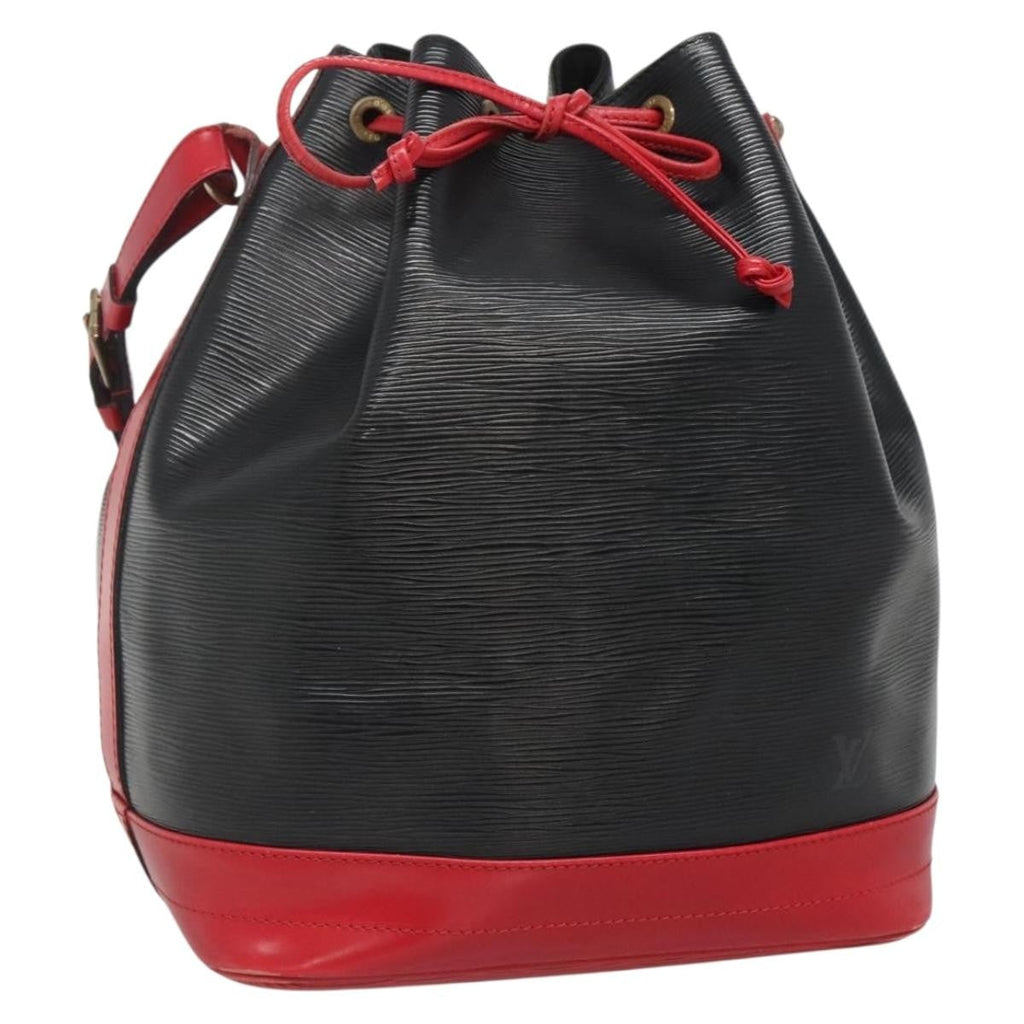 Louis Vuitton Bicolor Noe Handbag Epi Leather Black Leather Shoulder Bag Bag (Pre-Owned)