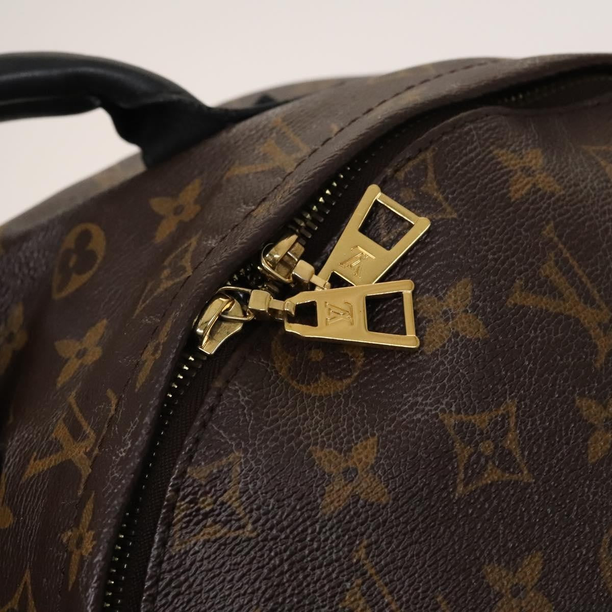 Louis Vuitton Palm Springs Backpack Monogram Canvas Brown Canvas Backpack Bag (Pre-Owned)