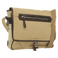 Prada Vintage Shoulder Bag Canvas Beige Canvas Shoulder Bag Bag (Pre-Owned)