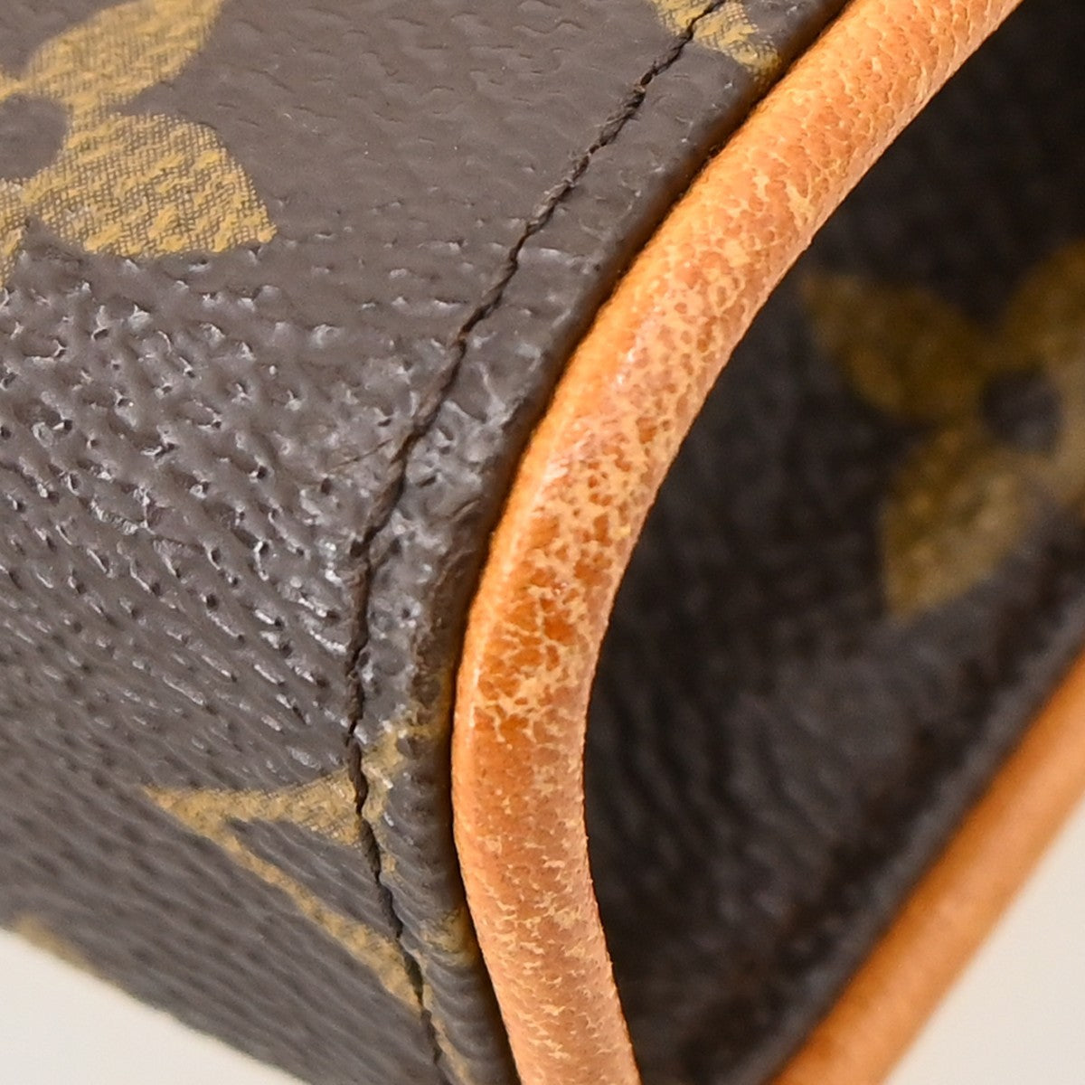 Louis Vuitton Florentine Pochette Monogram Canvas Brown Canvas Clutche & Pouche Bag (Pre-Owned)