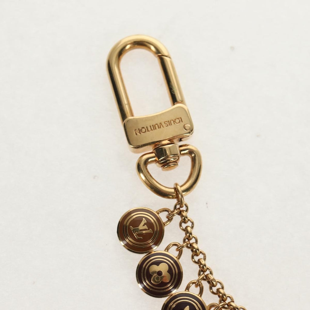 Louis Vuitton Pastilles Bag Charm And Key Holder Metal And Enamel Gold Metal Charms And Keychains Accessory (Pre-Owned)