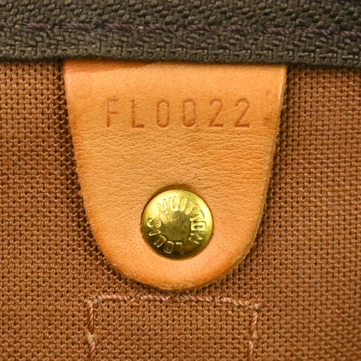 Louis Vuitton Keepall Bag Monogram Canvas Brown Canvas Travel Bag Bag (Pre-Owned)