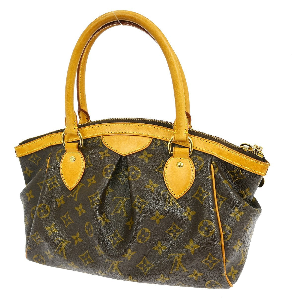 Louis Vuitton Tivoli Handbag Monogram Canvas Brown Canvas Shoulder Bag Bag (Pre-Owned)