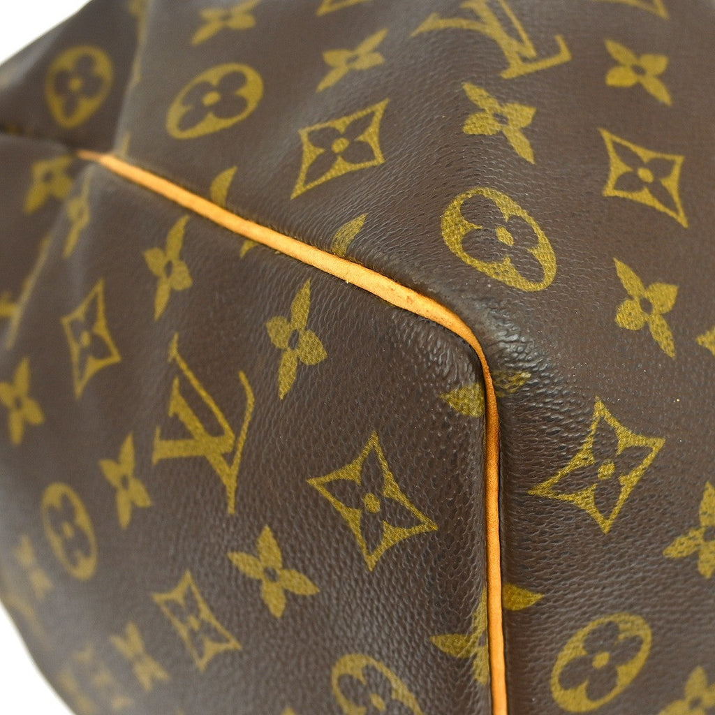 Louis Vuitton Keepall Bag Monogram Canvas Brown Canvas Travel Bag Bag (Pre-Owned)